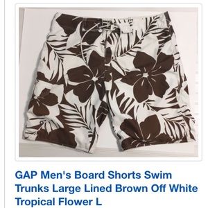 GAP Men Swim Trunks longer than short board shorts